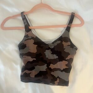 CAMO SIZE TWO LULULEMON ALIGN TANK